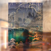 Tsuchiya Koitsu - Voorjaarssneeuw bij Maruyama Raamsticker (Vel 2)