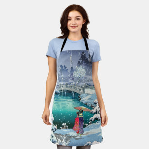 Tsuchiya Koitsu - Voorjaarssneeuw bij Maruyama Schort