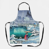 Tsuchiya Koitsu - Voorjaarssneeuw bij Maruyama Schort (Voorkant)