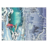 Tsuchiya Koitsu - Voorjaarssneeuw bij Maruyama Tafelkleed (Voorkant (Horizontaal))