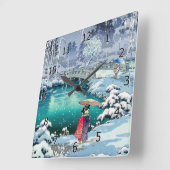 Tsuchiya Koitsu - Voorjaarssneeuw bij Maruyama Vierkante Klok (Hoek)