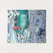 Tsuchiya Koitsu - Voorjaarssneeuw bij Maruyama Wandkleed (Voorkant (horizontaal))