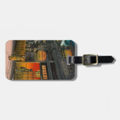 Tsuchiya Koitsu - zijstraat Araki in Yotsuya Bagagelabel (Voorkant horizontaal)