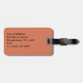 Tsuchiya Koitsu - zijstraat Araki in Yotsuya Bagagelabel (Achterkant horizontaal)