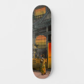 Tsuchiya Koitsu - Zijstraat Araki in Yotsuya Persoonlijk Skateboard (Voorkant)