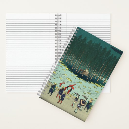 Tsuchiyama, Japan:  Japans houtblok Notitieboek (Binnen)