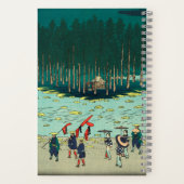 Tsuchiyama, Japan:  Japans houtblok Notitieboek (Achterkant)