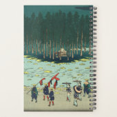 Tsuchiyama, Japan: Japans houtblok Planner (Achterkant)