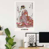Tsukasa van Ogiya door Utamaro -  Japanse Pos Poster (Thuiskantoor)