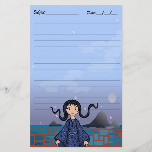 Tsuki no Yoru Briefpapier (Voorkant)