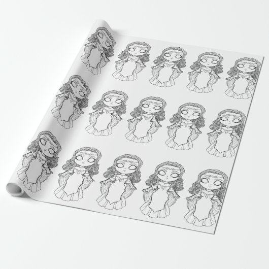 Tsuki Tenjo Cadeaupapier (Uitgerold)