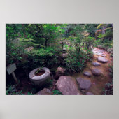 TSUKUBAI BASIN IN KOTO-IN-TEMPEL POSTER (Voorkant)