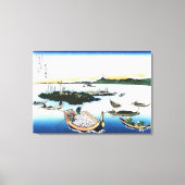 Tsukuda-eiland in de provincie Musashi Canvas Afdruk (Voorkant)
