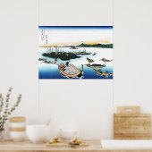 Tsukuda-eiland in de provincie Musashi Poster (Keuken)