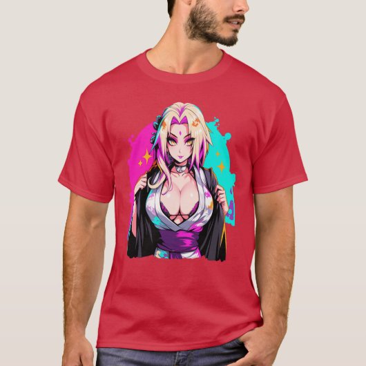 Tsunade Senju 5e Hokage T-shirt (Voorkant)
