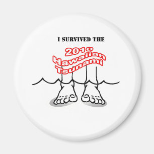 Tsunami 2010 in Hawaiian Magneet