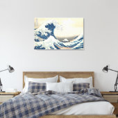 Tsunami Canvas Afdruk (Insitu (Slaapkamer))