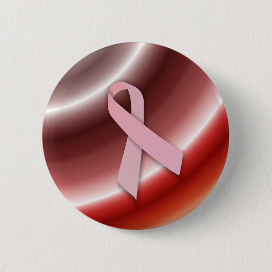 Tsunami Design Cancer Awareness Ribbon Ronde Button 5,7 Cm (Voorkant)