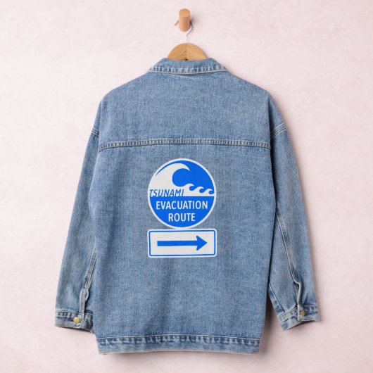 Tsunami Evacuation Route Denim Jacket (Hangar)
