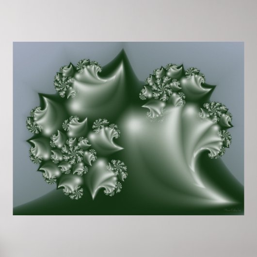 Tsunami Fractal Poster (Voorkant)
