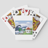 Tsunami-golfkaarten Pokerkaarten (Achterkant)