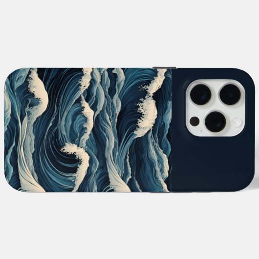 tsunami-golven Case-Mate iPhone case (Achterkant (horizontaal))