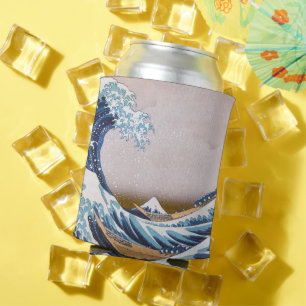 Tsunami Grote Golf van Kanagawa Japan door Hokusai Blikjeskoeler