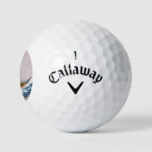 Tsunami Grote Golf van Kanagawa Japan door Hokusai Golfballen (Logo)
