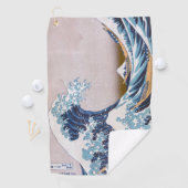 Tsunami Grote Golf van Kanagawa Japan door Hokusai Golfhanddoek (Insitu)