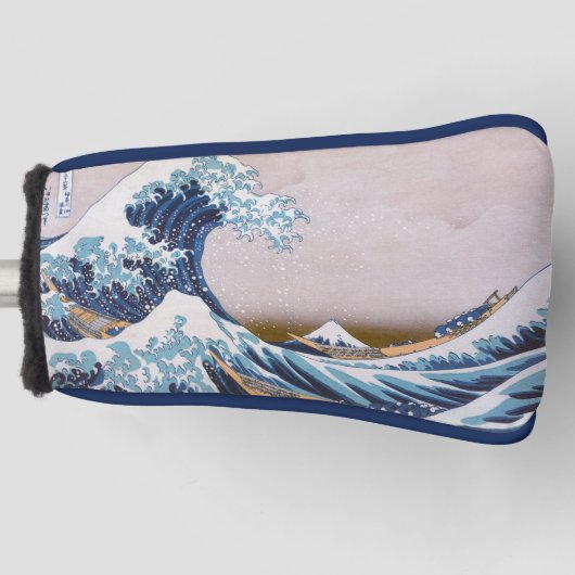Tsunami Grote Golf van Kanagawa Japan door Hokusai Golfheadcover (Voorkant)