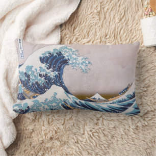 Tsunami Grote Golf van Kanagawa Japan door Hokusai Kussen