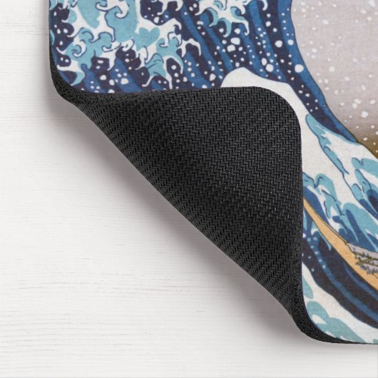 Tsunami Grote Golf van Kanagawa Japan door Hokusai Muismat (Hoek)