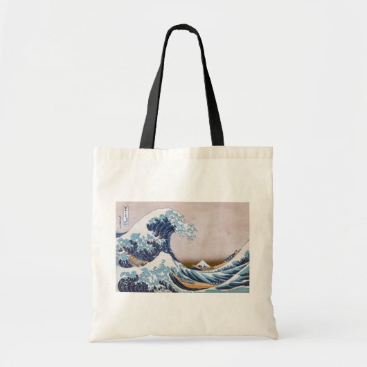 Tsunami Grote Golf van Kanagawa Japan door Hokusai Tote Bag (Voorkant)