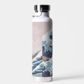 Tsunami Grote Golf van Kanagawa Japan door Hokusai Waterfles (Rechts)