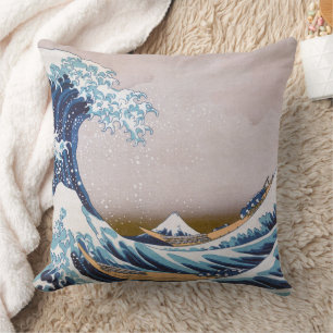 Tsunami Grote Golf voor Kanagawa Japan door Hokusa Kussen