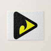 Tsunami Hazard Sign Legpuzzel (Horizontaal)
