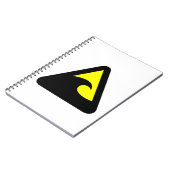Tsunami Hazard Sign Notitieboek (Linkerzijde)