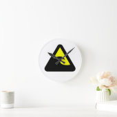 Tsunami Hazard Sign Ronde Klok (Huis)