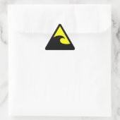 Tsunami Hazard Sign Sticker (Tas)