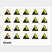 Tsunami Hazard Sign Sticker (Vel)
