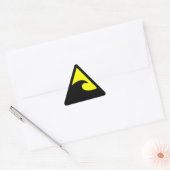 Tsunami Hazard Sign Sticker (Envelop)