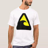 Tsunami Hazard Sign T-shirt (Voorkant)
