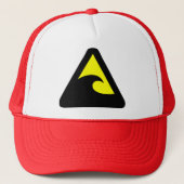 Tsunami Hazard Sign Trucker Pet (Voorkant)
