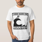 Tsunami Hazard Zone T-shirt (Voorkant)