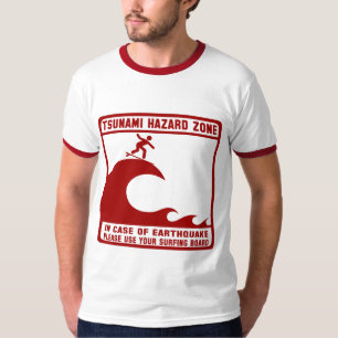 Tsunami Hazard Zone T-shirt