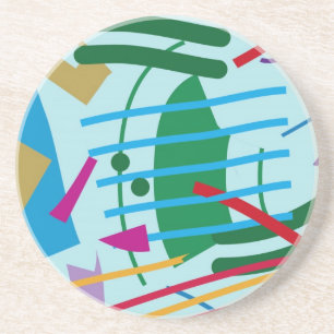 Tsunami-Onderzetter Zandsteen Onderzetter