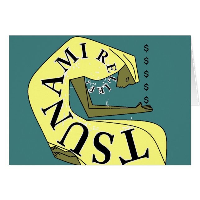 TSUNAMI RELIEF! $ (Voorkant Horizontaal)