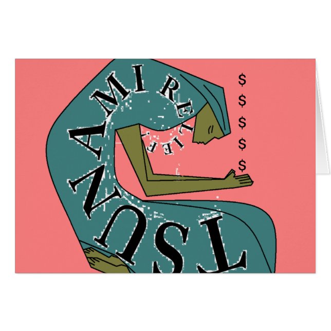 TSUNAMI RELIEF! $ (Voorkant Horizontaal)