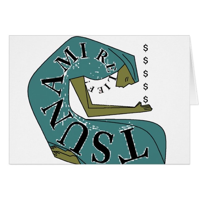 TSUNAMI RELIEF! $ (Voorkant Horizontaal)