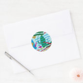 Tsunami Ronde Sticker (Envelop)